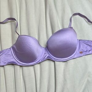 Savage X Fenty Purple Padded Bra with Lace Detail